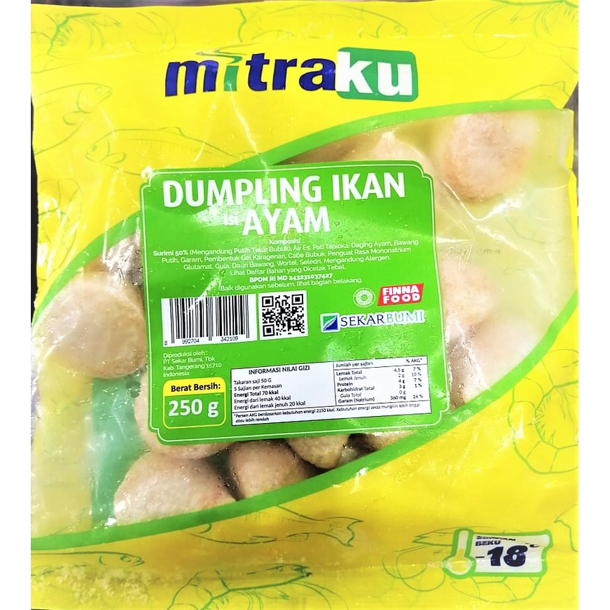 

Mitraku Dumpling Ayam 250gr