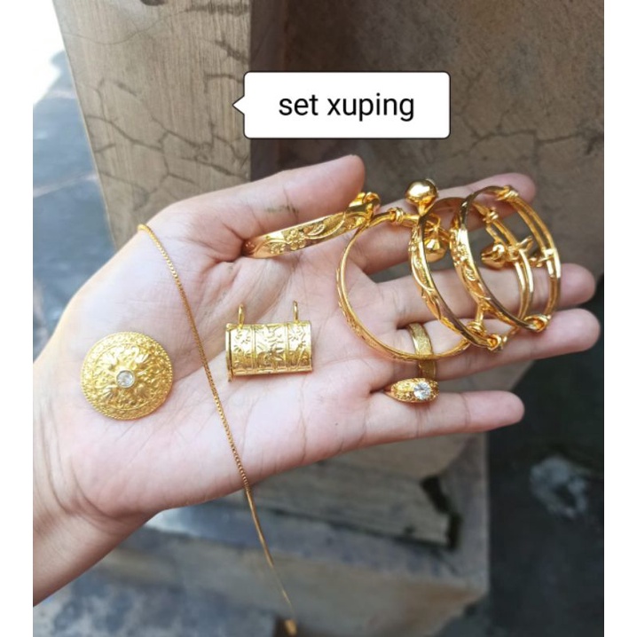 set gelang bayi lengkap isi pupuk untuk 3 bulanan