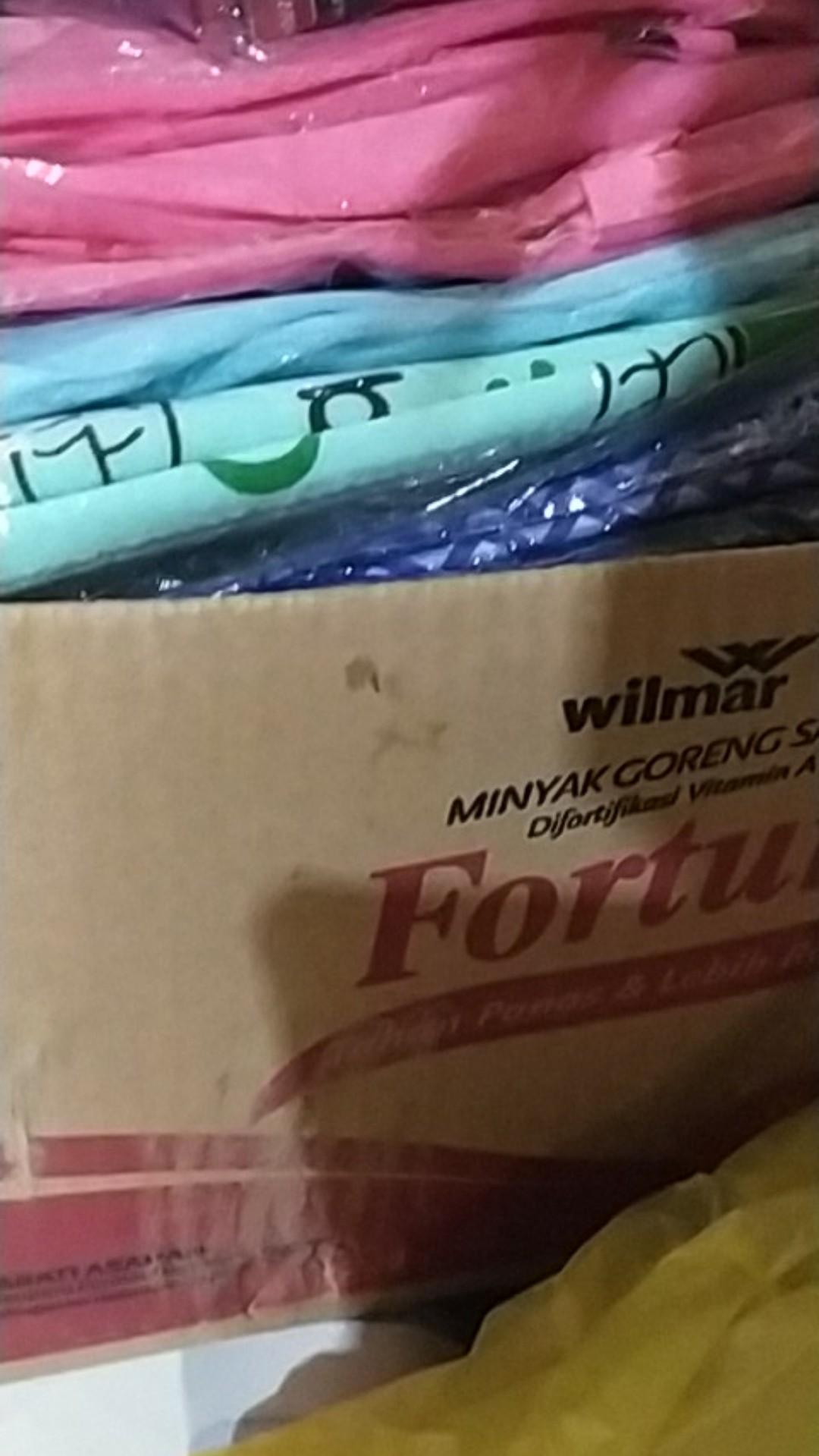 Setelan Jumbo Celana Panjang Batik Kaos Kencana Ungu