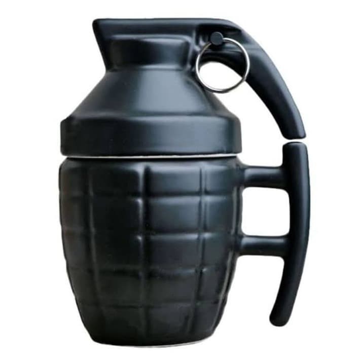 NEW Gelas Mug Model Granat Tangan Black