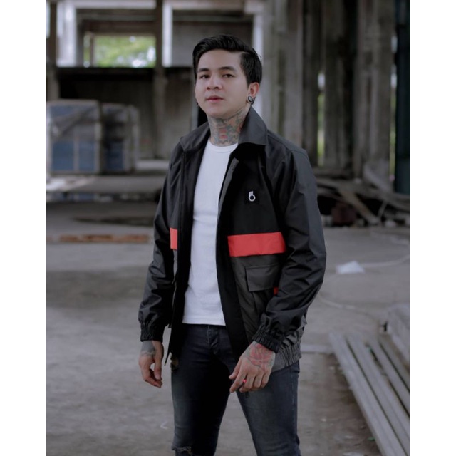 THBJL JAKET PRIA SEMI PARKA TASLAN WATERPROOF ORIGINAL DISTRO THE BOJIEL