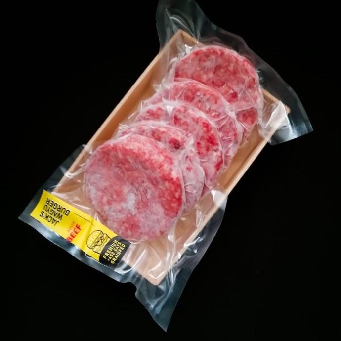 

best produk] Wagyu burger patty 500gr isi 5pcs