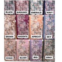 MALAYA IRIS BUTTONSCARVES