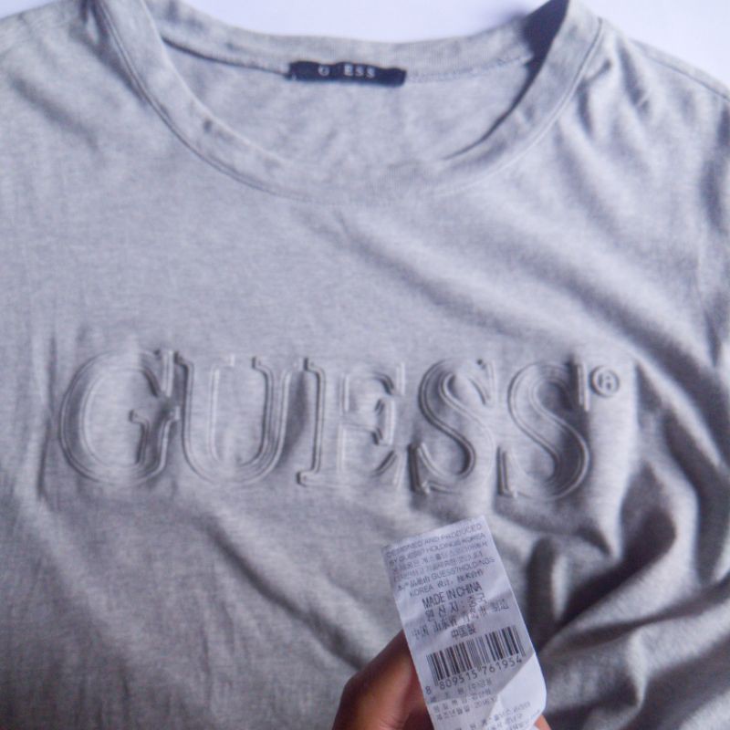 kaos guess original tshirt preloved second ori thrift