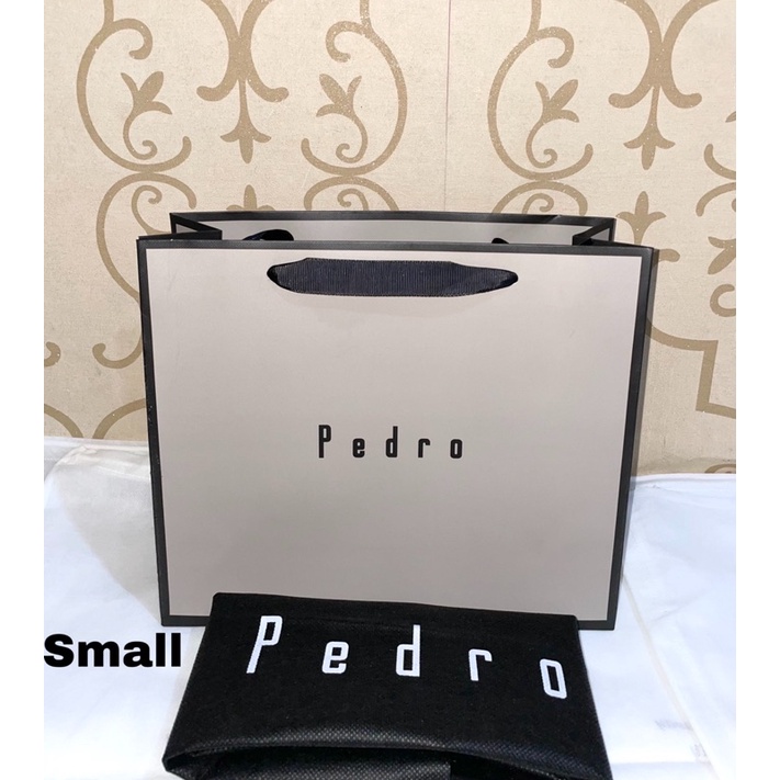 Paper Bag Pedro Abu Abu Pembungkus Kado Brand Mall