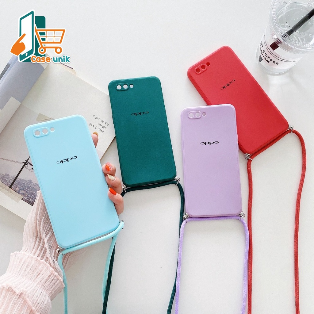 SOFTCASE SLINGCASE ORIGINAL SILIKON PELINDUNG KAMERA OPPO RENO 2 2F 2Z 3 A91 CS3177