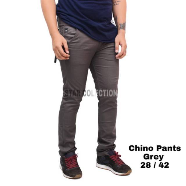 Celana Chino Panjang Pria / Cino Pria Catton Casual Big Size Jumbo Premium