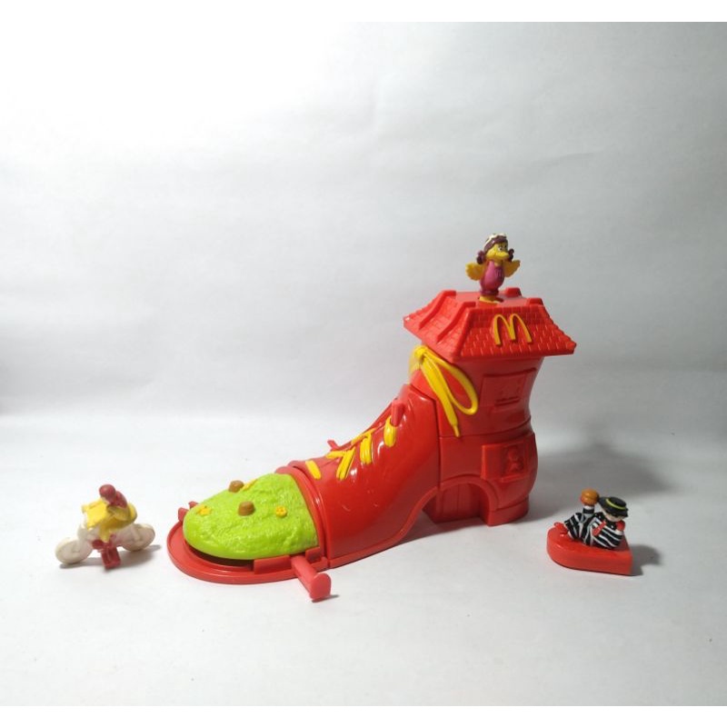 Celengan Maskot Sepatu Shoe Ronald Happy Meal Mcd Mcdonalds 1999 Piggy Safe Saving Save Money Coin B