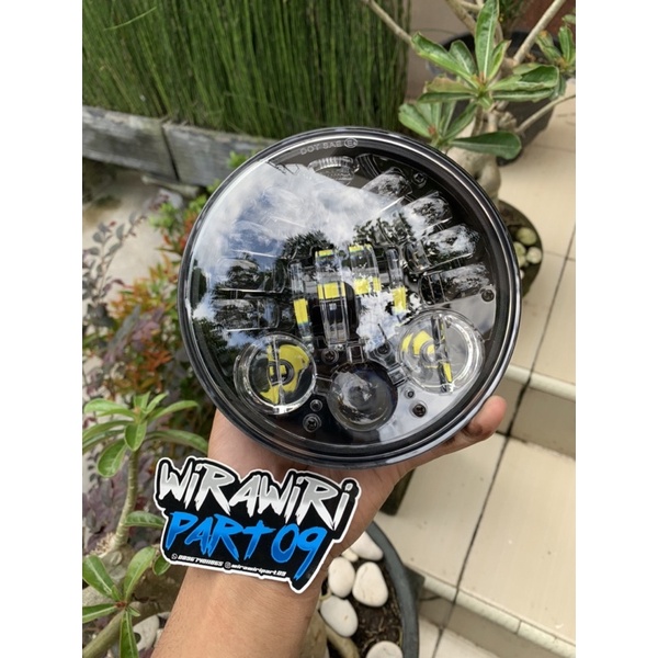 Lampu daymaker Merk Blackbird , Lampu Daymaker 5.7 inch ,lampu Daymaker Bagus