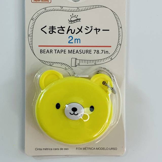 Meteran Beruang Daiso Bear Measuring Tape 2m