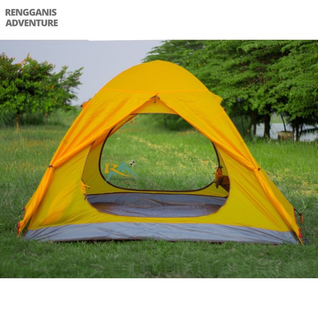 TENDA CAMPING DHAULAGIRI 845 KAP 4 ORANG DOME OUTDOOR HIKING GUNUNG