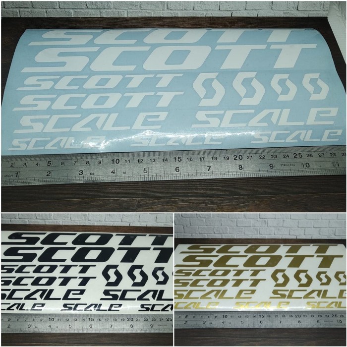 aksesoris  Sticker frame sepeda SCOTT MTB