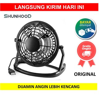 Kipas Angin MINI USB Plastik Duduk Mini USB FAN Portable Angin Kencang Original