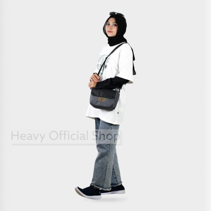 [HEAVY.BAG] ARGLE SLING BAG WATERPROOF . TAS SELEMPANG ORI HEAVY TAHAN AIR