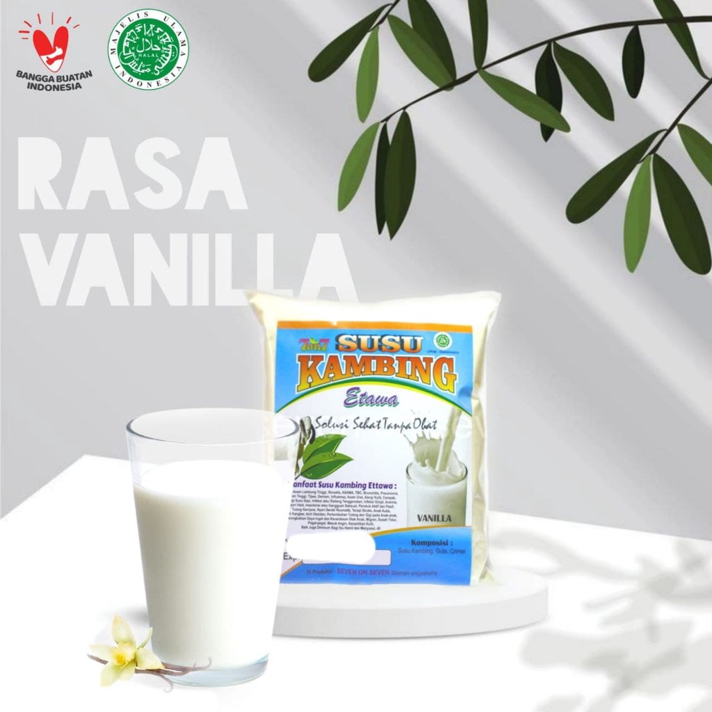 Susu Kambing Rasa Vanila 1000gr BPOM