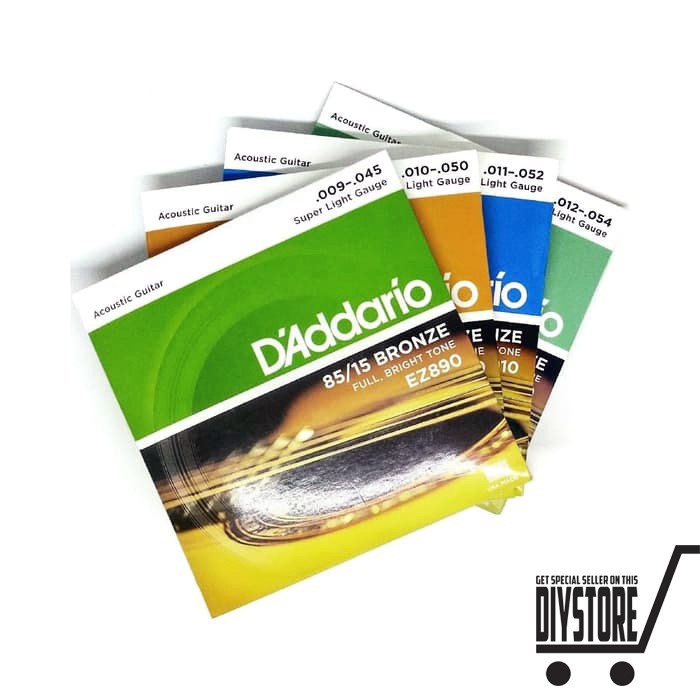 Daddario Super Light Guitar Strings Acoustic - String Senar Gitar Akustik Daddario Super Light Fullset Shopee Indonesia