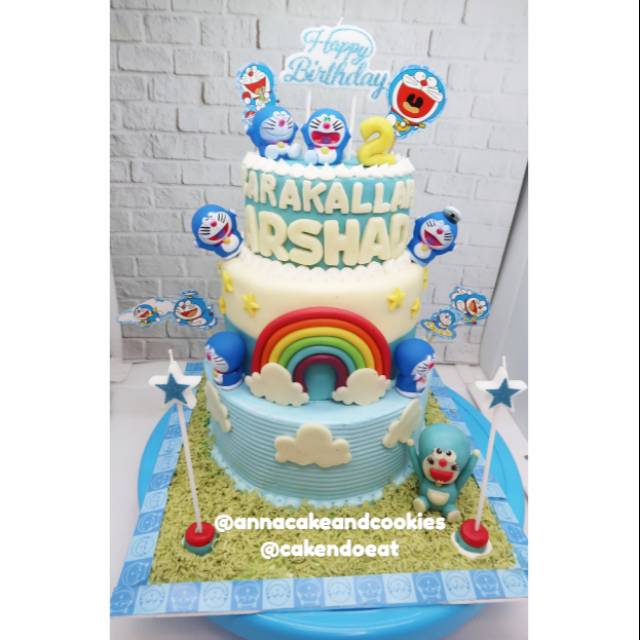 Cake birthday Doraemon kue ultah Bandung