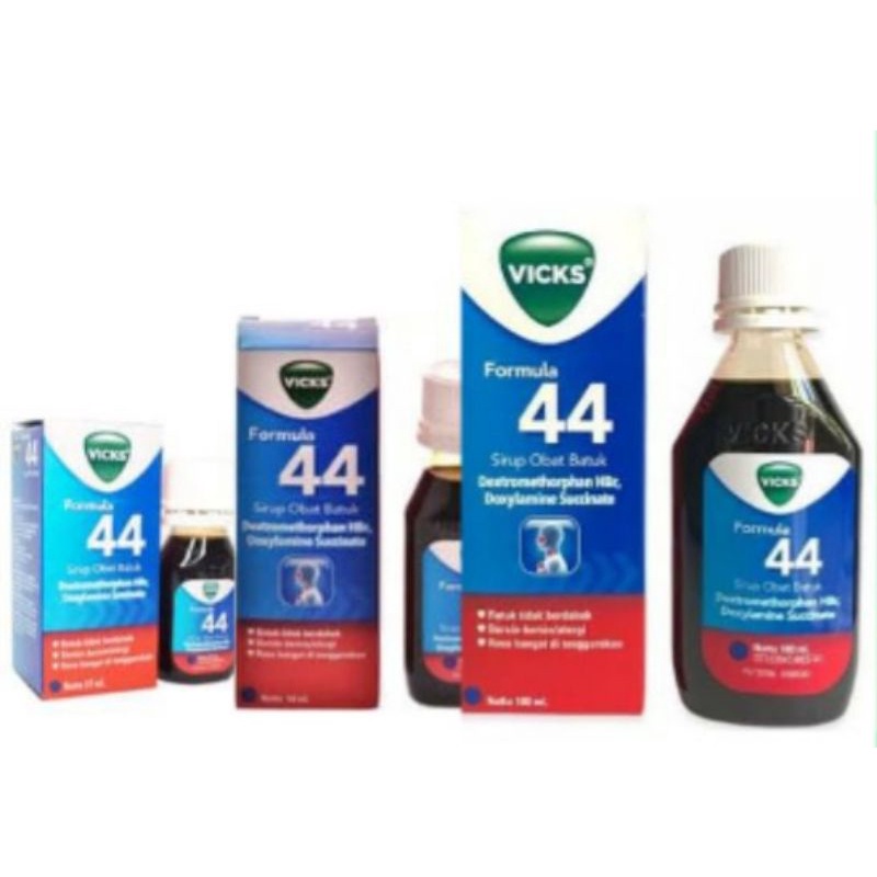 Vicks Formula 44 Sirup Obat Batuk tidak berdahak Dewasa