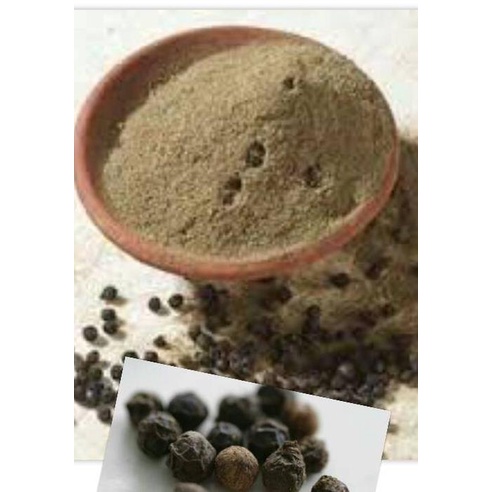 

Lada Hitam Bubuk / Black Pepper Powder / Merica Hitam Halus