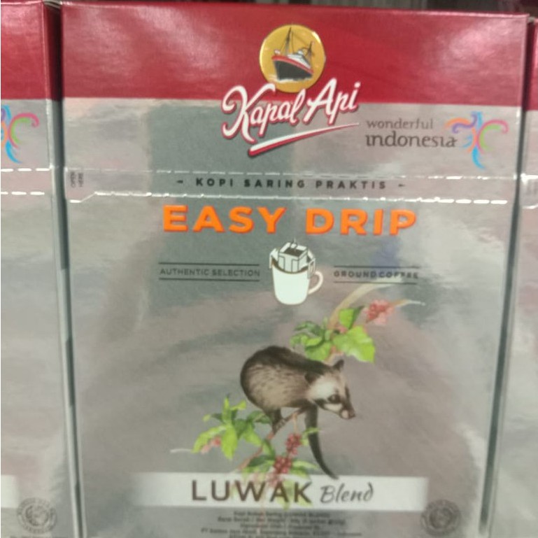 

PROMO Kapal Api Easy Drip Luwak Blend