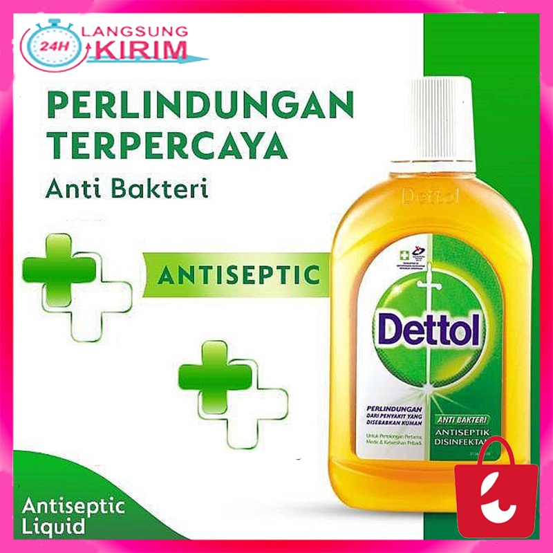 [100%Asli+COD] Dettol Antiseptic Liquid 495 ml  Cairan Antiseptik