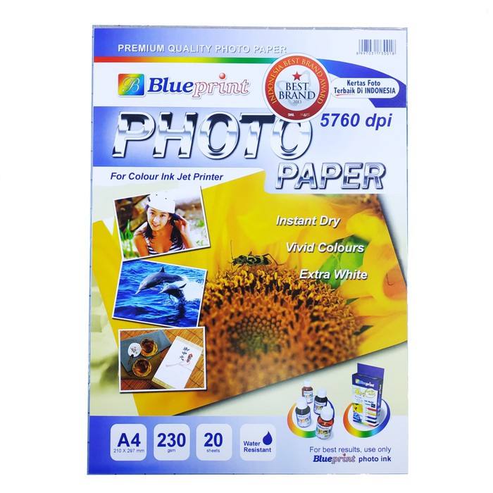 Blueprint Kertas Foto Kertas Glossy Glossy Photo Paper A4 230 gsm