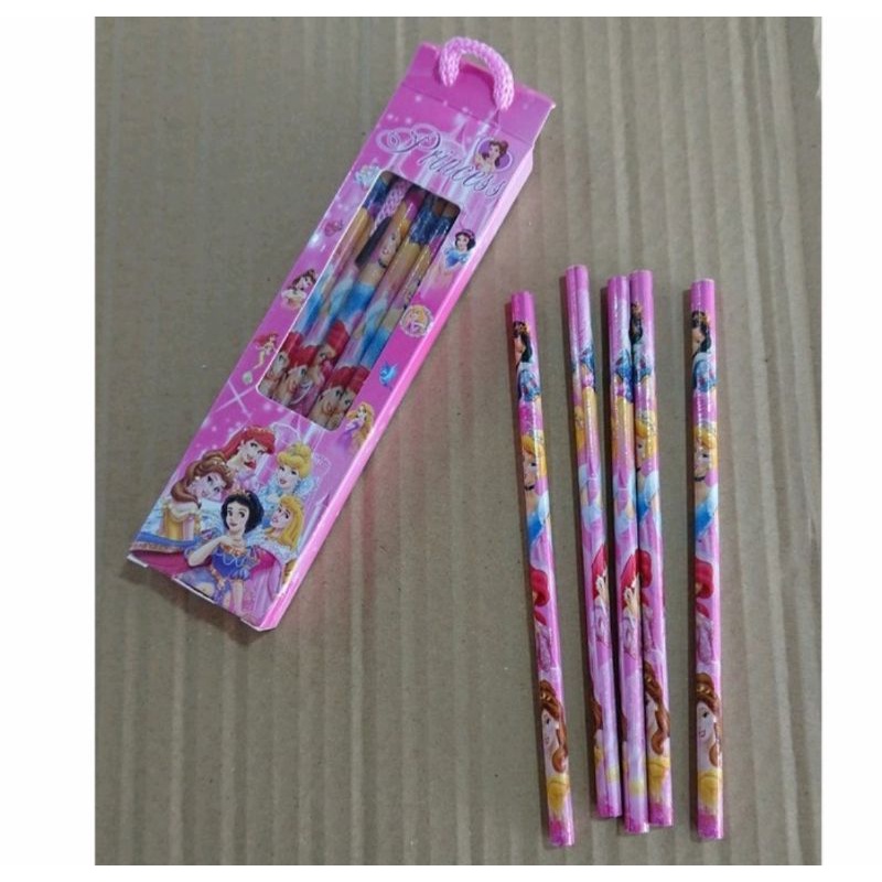 

0PENSIL KAYU KARAKTER 1 PACK ISI 12 PCS