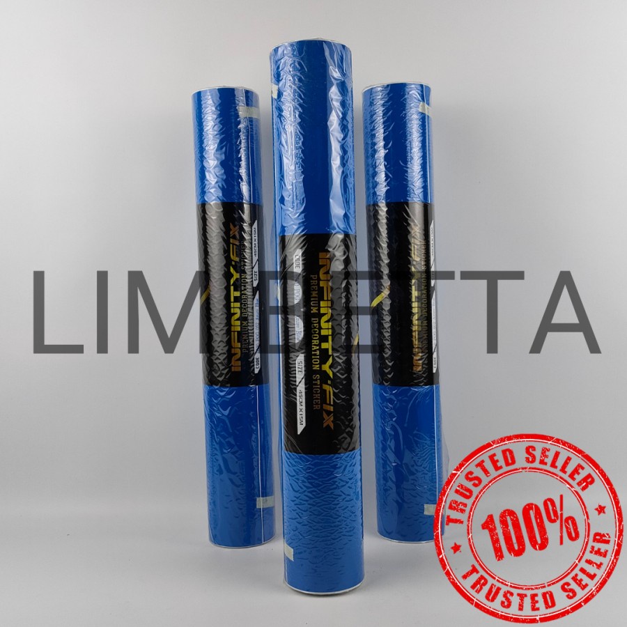 1 ROLL - SCOTLITE BACKGROUND AQUARIUM - BIRU / 15 METER