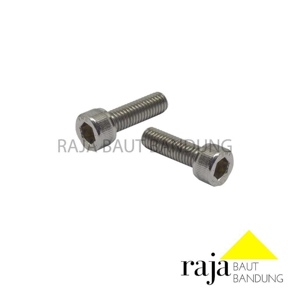 BAUT L STAINLESS M6X20 STAINLESS STEEL 304 5 PCS BO L SS 6X20