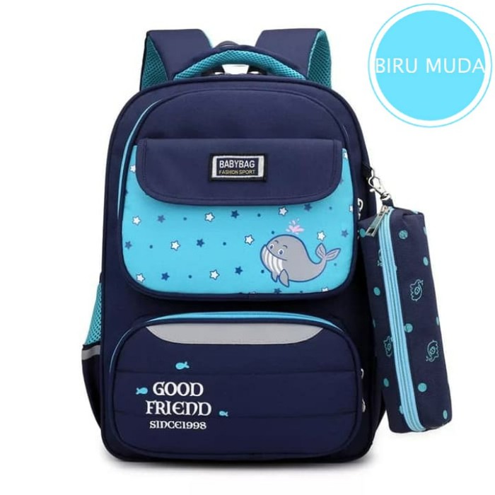 Sd Tas Sekolah 1-3-5 Kelas 6-12 Tahun Anak Laki-Laki Berusia Perl AW672 Gratis Ongkir 2In1 Sd Tk /P