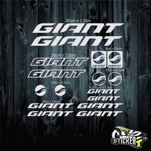 frame sepeda giant cutting sticker