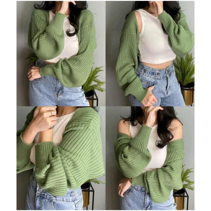 BOLERO CARDY / OUTER KNIT PREMIUM / CROP CARDY / CANDY SHORT CARDY 7 GET / KARDIGAN RAJUT / LIAM OVERSIZE