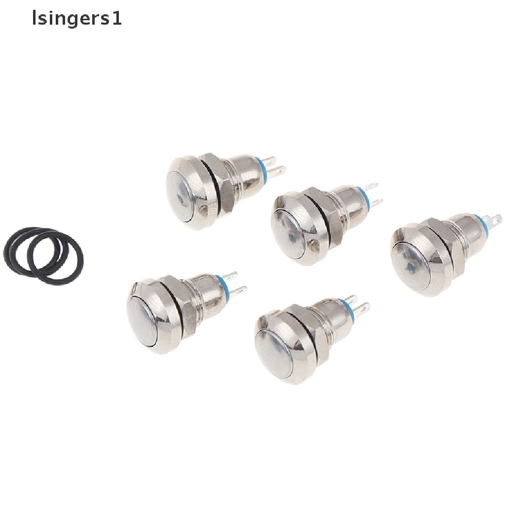 (lsingers1) Tombol Tekan mini 8mm Bahan metal
