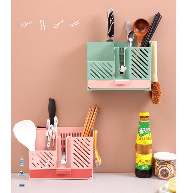 Rak Penyimpanan Sendok Sumpit Untuk Dapur