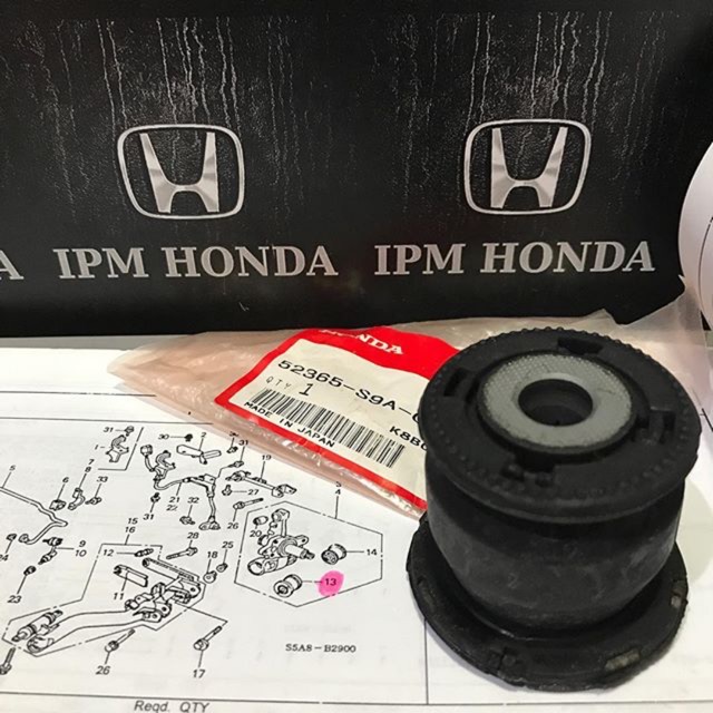 52365 S9A Original Bos Bush Bushing Arm Belakang Bawah Honda Civic Es Century CRV GEN 2 2002-2006