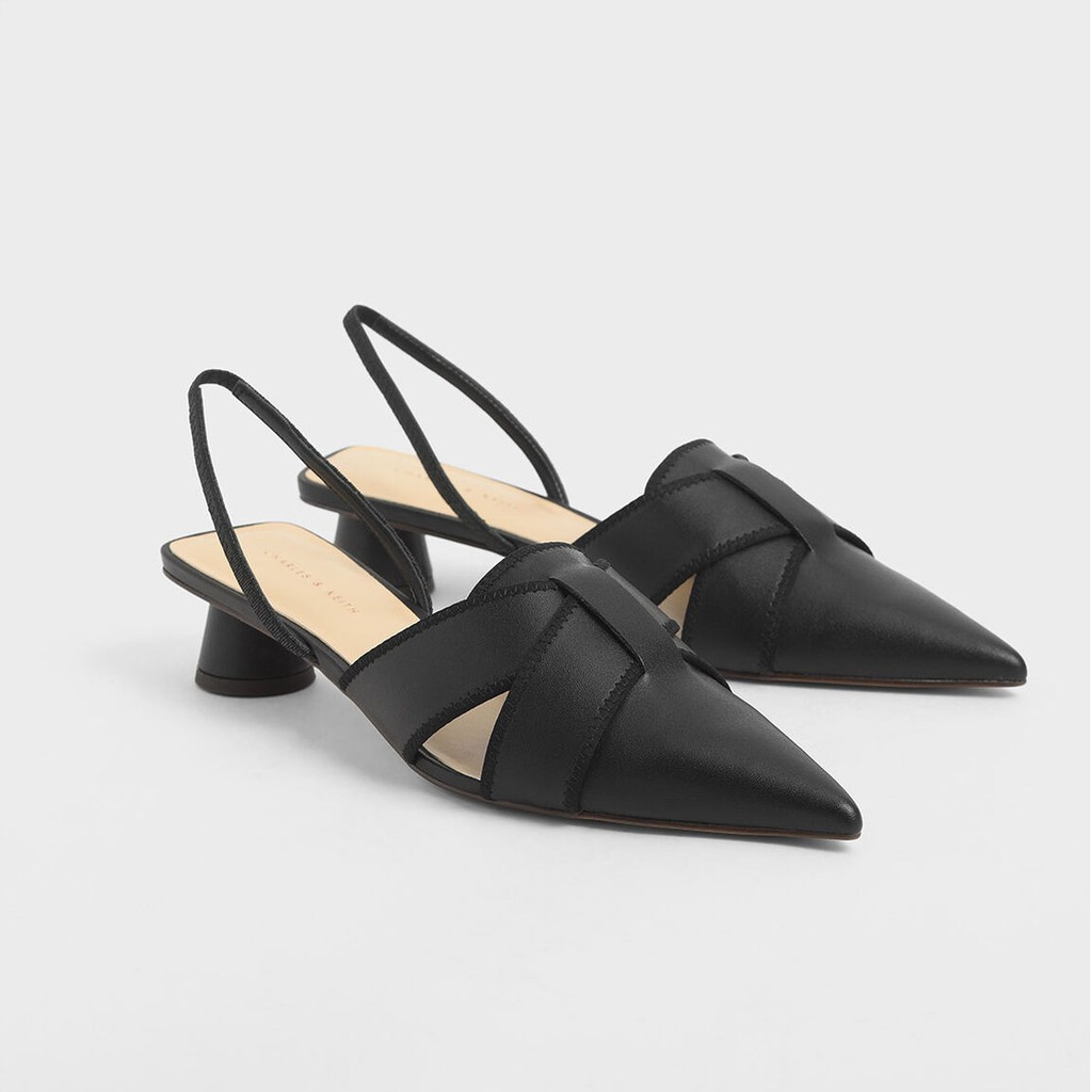 CNK C&K Cylindrical Heels Slingback Pump 197-2