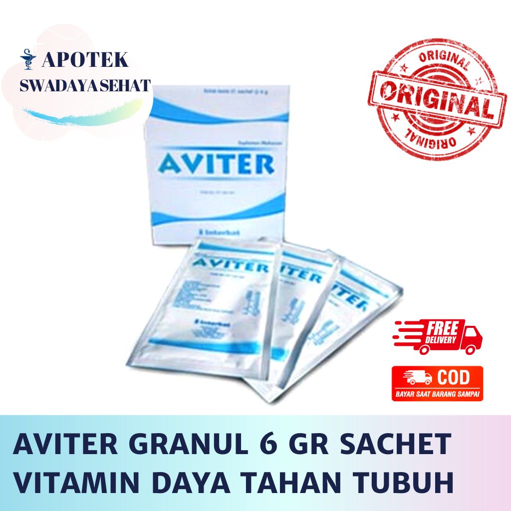 AVITER 6 GRAM SACHET - Suplemen Daya Tahan Tubuh Eksklusif Granul