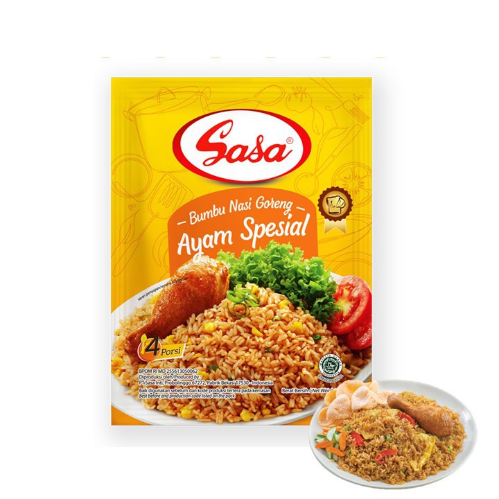 

Sasa Bumbu Nasi Goreng 3pcs 20grm