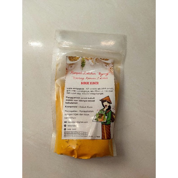 

Bubuk Kunyit 100gr "Rempah Leluhur