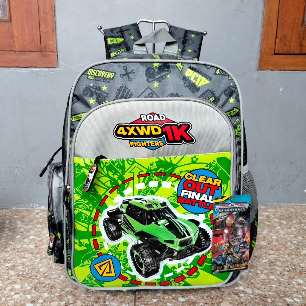 Tas Ransel Backpack Sekolah Anak Laki Laki Alto Original 4xwd Final Battle