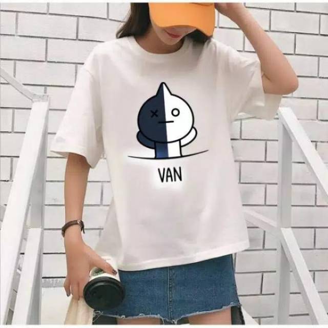 VAN Tee / Kaos BT21 Murah