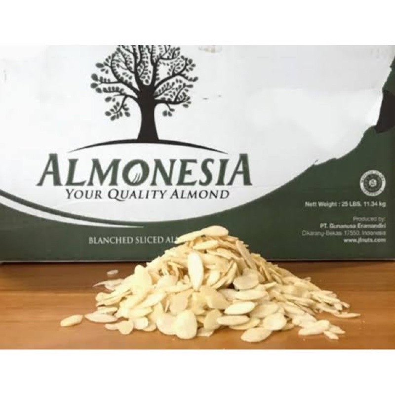 

Almonesia Almond Slice / Kacang Almond 500g