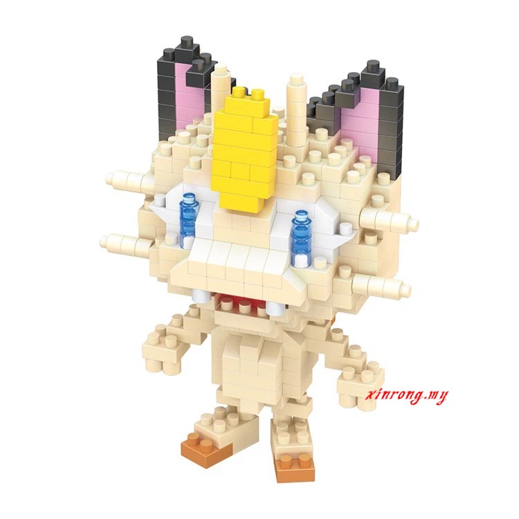 40jenis Pokemon Lego Mini Building Block brain game Diy Diamond Nano Block Lego Mainan Hadiah Untuk Anak Laki-Laki