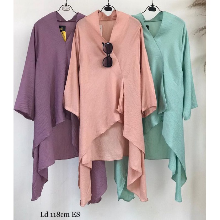 Atasan blouse tunik katun import model terkini