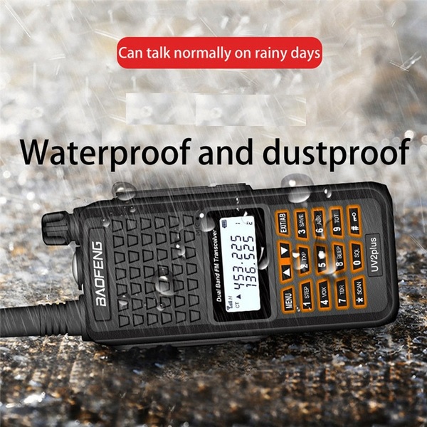 UV2PLUS - Two-Way Dual Band Radio Walkie Talkie 5W Power