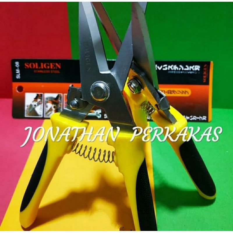 gunting multifungsi soligen 08 gunting holo soligen 08 gunting seng soligen 08  gunting sebaguna 08