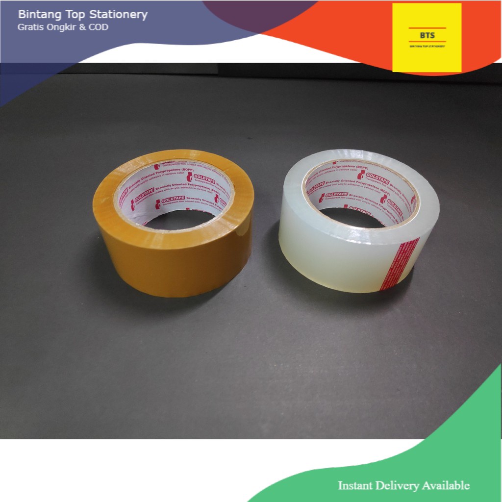 

[BTS] Lakban Goldtape Core Merah 100 yard 48mm / 2inch