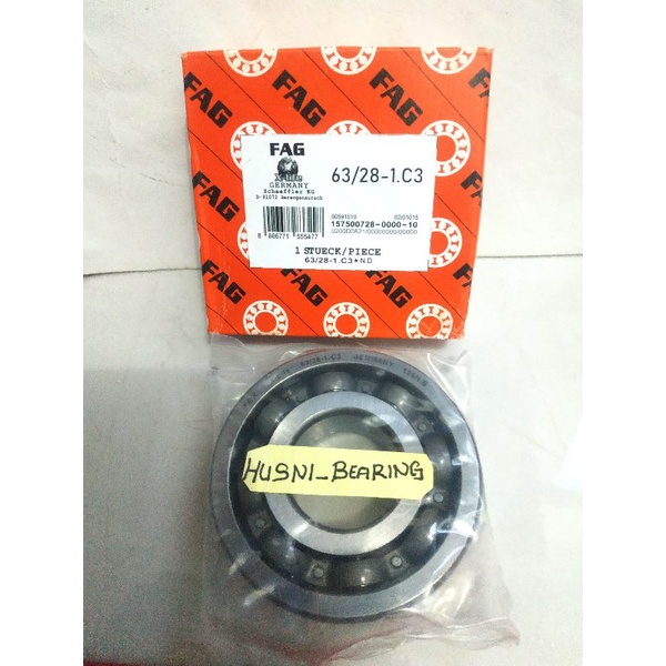 Ball Bearing 63/28-1 C3 FAG Kruk As Satria FU, Thunder, FXR 150,Scorpio