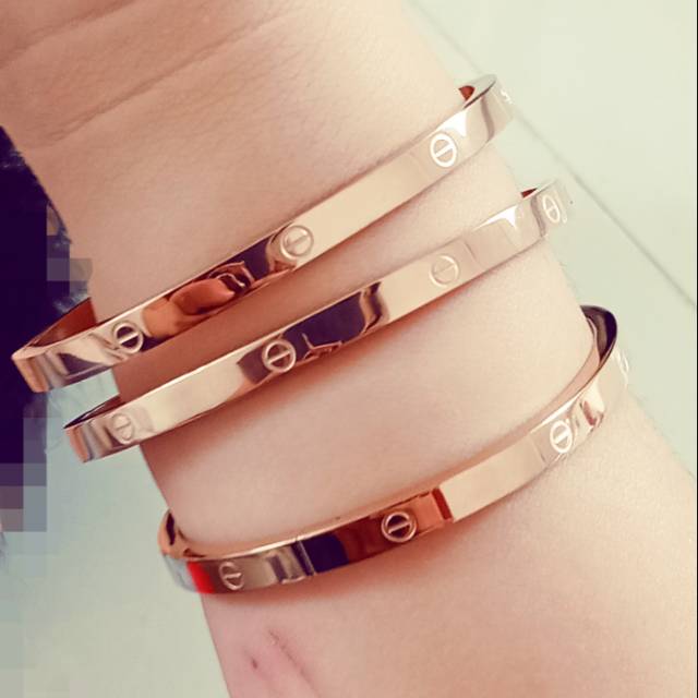 gelang cartier rose gold