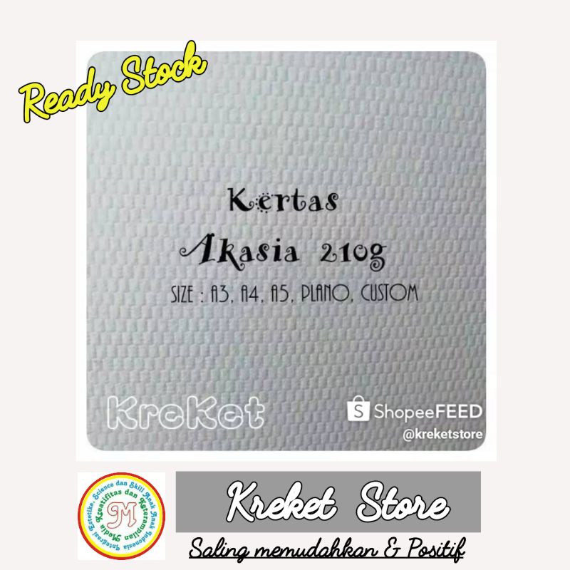 

Kertas Akasia Florida 210g plano